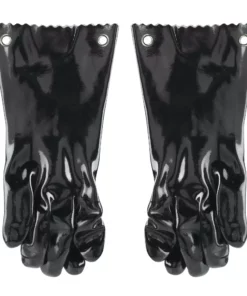 Blue Rhino Grilling Tools & Accessories 2-Pack Black PVC Grill Gloves