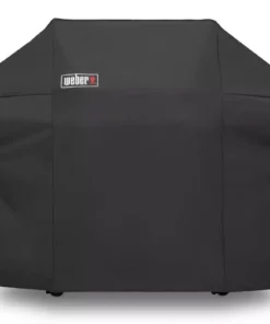 Weber Grilling Tools & Accessories 26.8-in W x 47-in H Black Gas Grill Cover