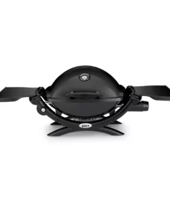 Weber Grills Q 1200 Black 8500-BTU 189-sq in Portable Gas Grill