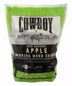 Cowboy Charcoal Grilling Fuels Cowboy Apple Wood Chunks, 600 cu in
