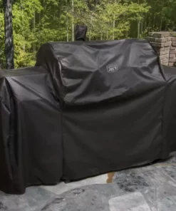 Oklahoma Joe's Grilling Tools & Accessories Longhorn 73.75-in W x 50.25-in H Black Horizontal Smoker Cover -Mmaster Outlet Shop 05114647