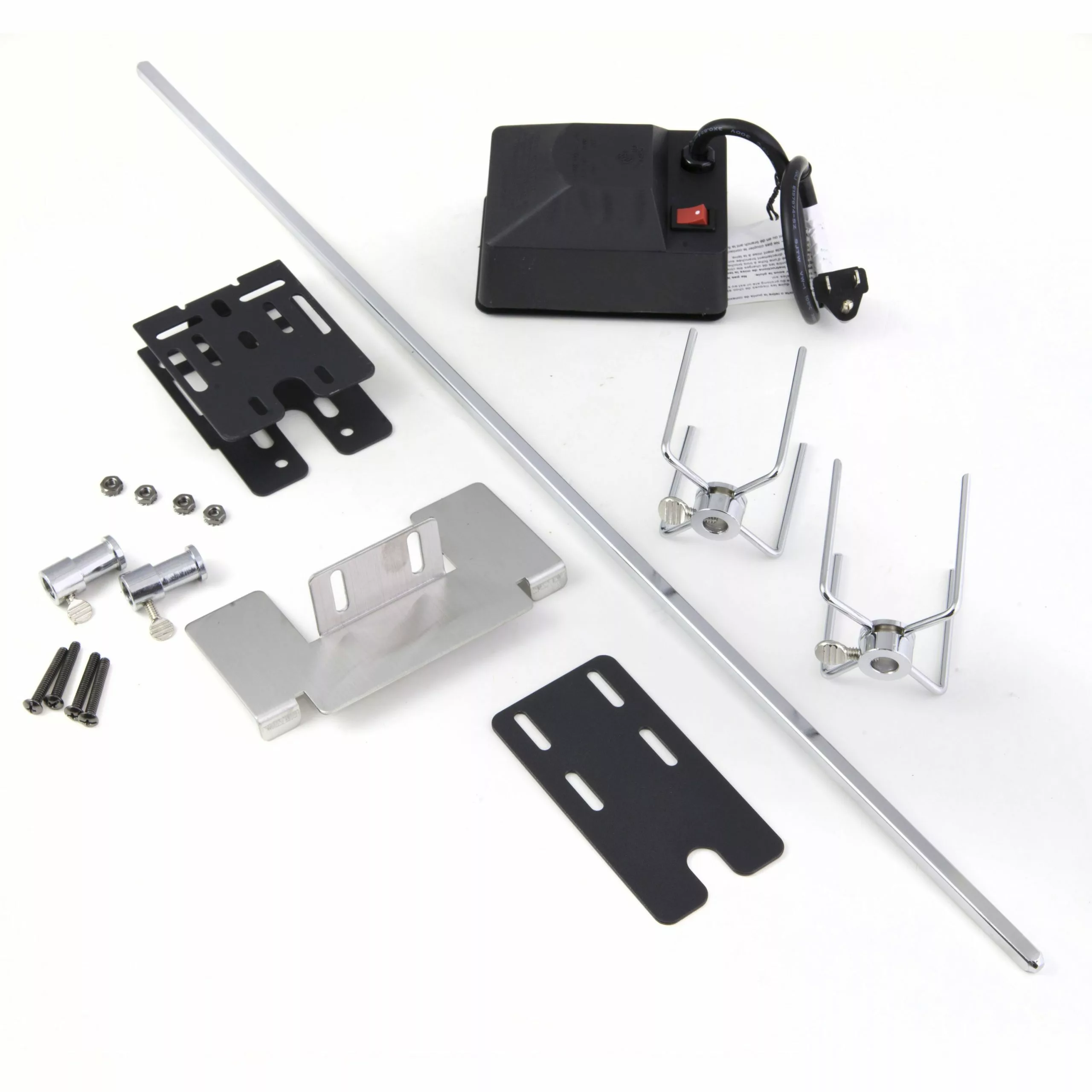 Char-Broil Grilling Tools & Accessories 26.7-in Steel Grill Rotisserie 2 Char-Broil Grilling Tools & Accessories 26.7-in Steel Grill Rotisserie - Image 2