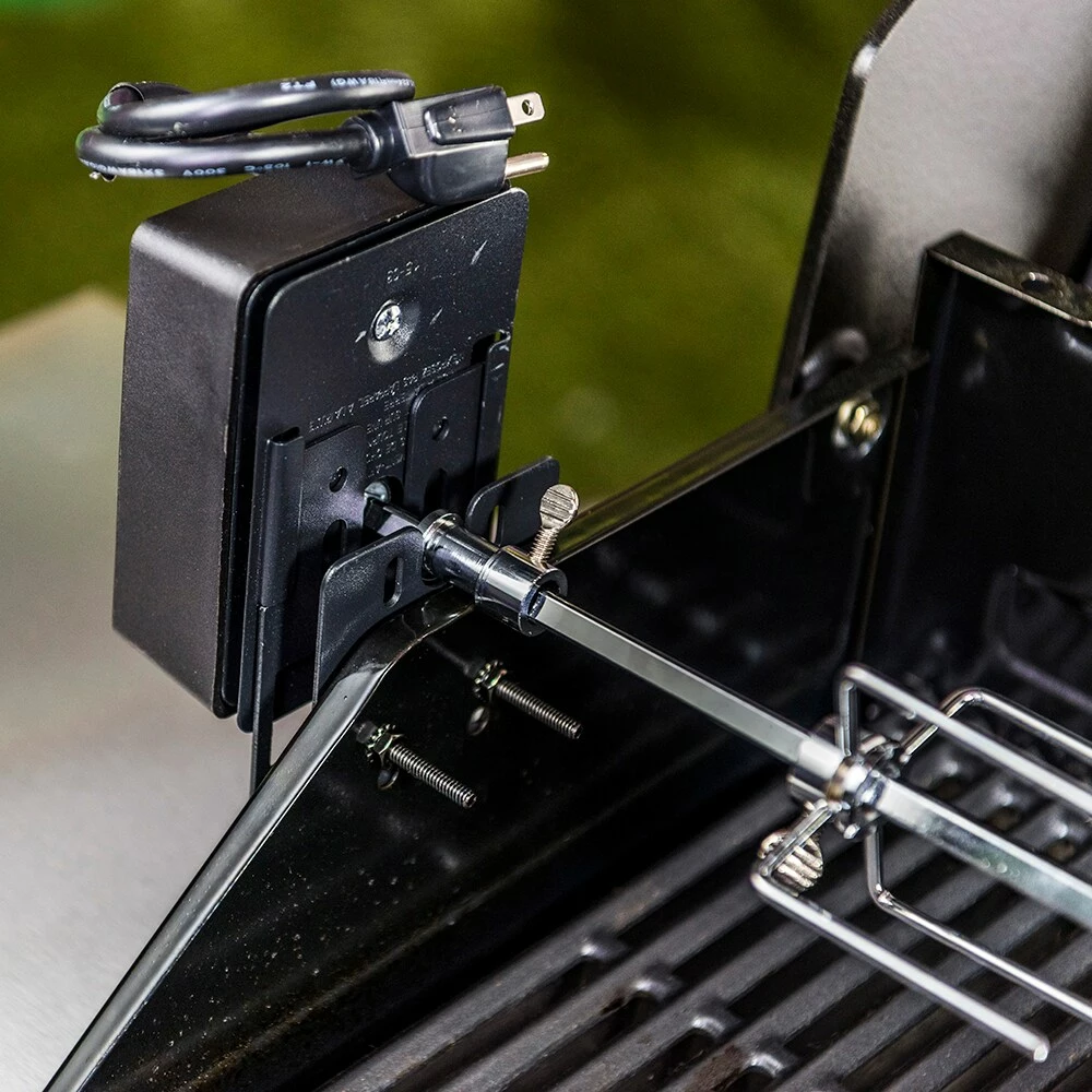 Char-Broil Grilling Tools & Accessories 26.7-in Steel Grill Rotisserie 3 Char-Broil Grilling Tools & Accessories 26.7-in Steel Grill Rotisserie - Image 3