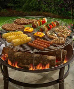 Mr. Bar-B-Q Grill Replacement Parts 25.79-in x 25.79-in Round Plated Steel Cooking Grate -Mmaster Outlet Shop 08079952