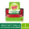 Scotch-Brite Grilling Tools & Accessories Heavy Duty Grill Scrubber Polyester Plastic 3.8-in Grill Brush