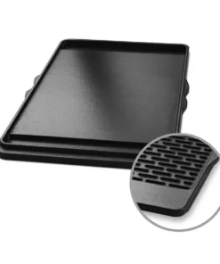 Weber Grill Replacement Parts 17.4-in x 12.1-in Rectangle Porcelain-coated Cast Iron Grilling Grate