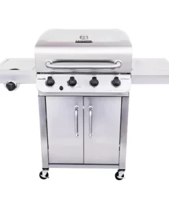 Char-Broil Grills Performance Stainless 4-Burner Liquid Propane Gas Grill with 1 Side Burner