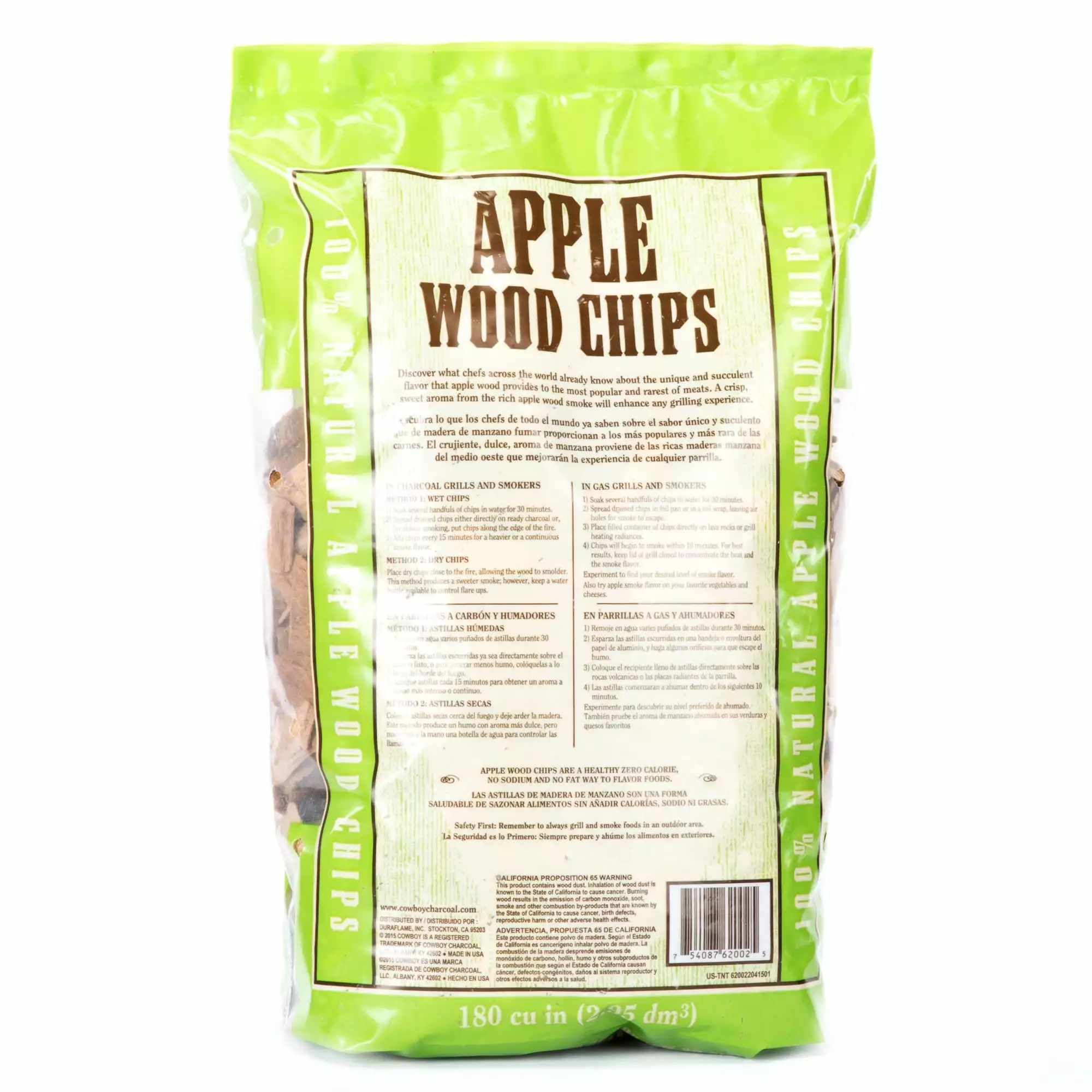 Cowboy Charcoal Grilling Fuels Apple 180 Cubic Inch(Es) Wood Chips 4 Cowboy Charcoal Grilling Fuels Apple 180 Cubic Inch(Es) Wood Chips - Image 4