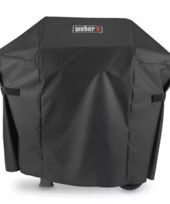 Weber Grilling Tools & Accessories 48-in W x 42-in H Black Gas Grill Cover