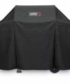Weber Grilling Tools & Accessories 51-in W x 42-in H Black Gas Grill Cover