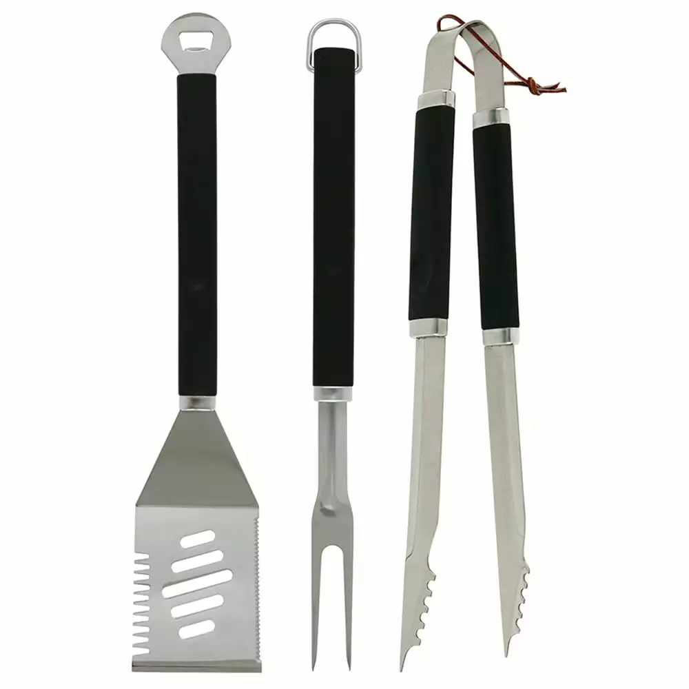 Blue Rhino Grilling Tools & Accessories Stainless Steel Tool Set 1 Blue Rhino Grilling Tools & Accessories Stainless Steel Tool Set