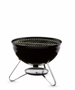 Weber Grills Smokey Joe Silver 14-in W Black Kettle Charcoal Grill -Mmaster Outlet Shop 08722605 scaled
