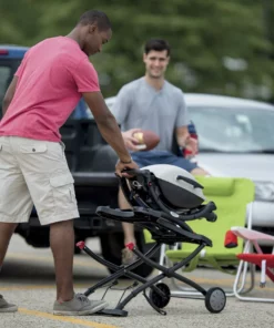 Weber Grilling Tools & Accessories Black Thermoset Plastic Folding Grill Cart -Mmaster Outlet Shop 08746580 scaled