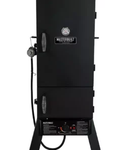 Masterbuilt Smokers John McLemore Signature Series Two Door 30-inch 731.6 Sq. Black Gas Smoker