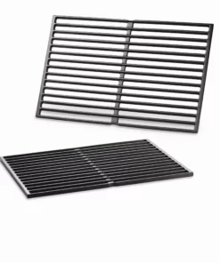 Weber Grill Replacement Parts 19.5-in x 12.9-in 2-Pack Rectangle Porcelain-coated Steel Cooking Grate