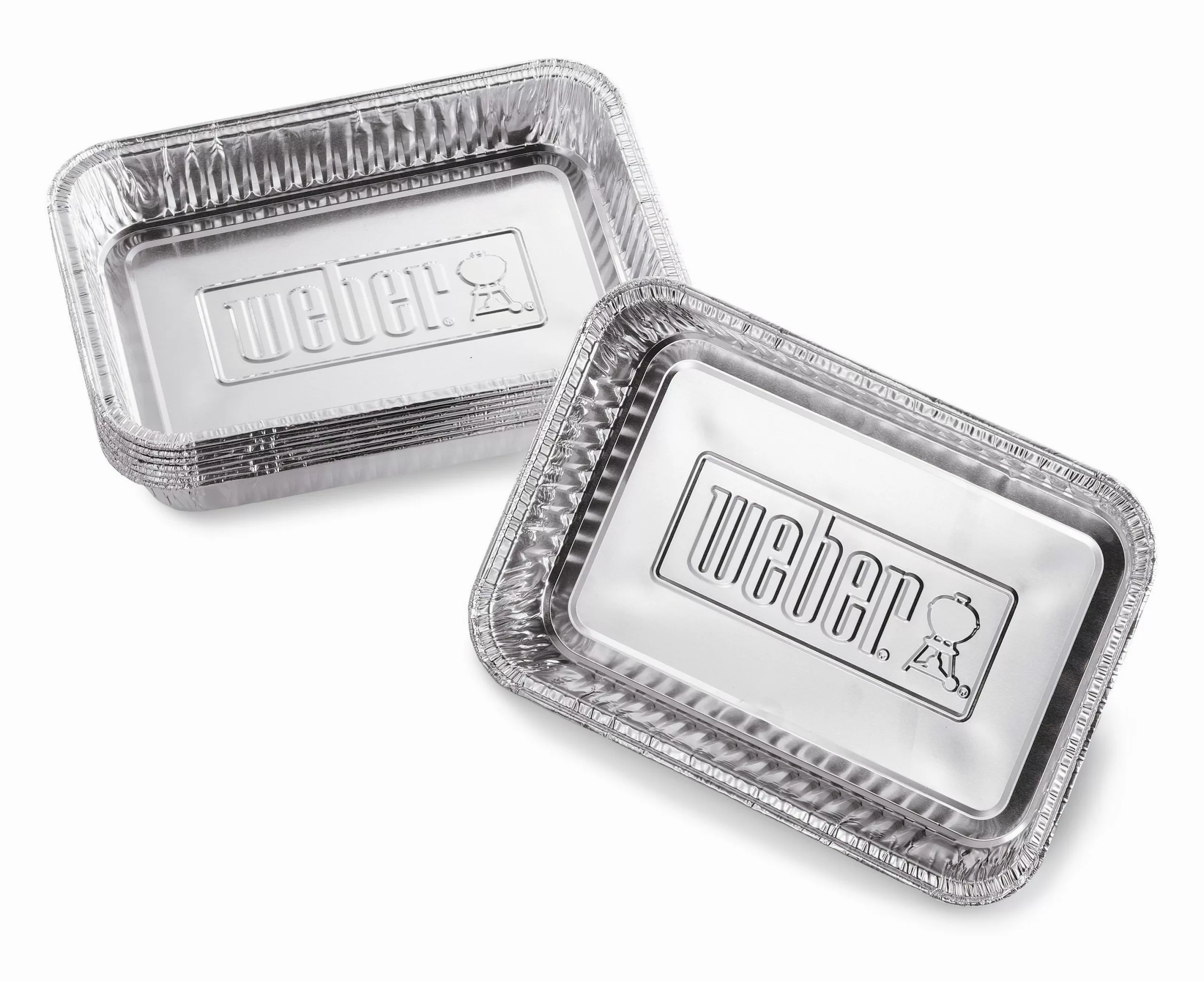 Weber Grilling Tools & Accessories 10-Pack 8.6-in L x 6-in W Disposable Aluminum Foil Grill Drip Pan 1 Weber Grilling Tools & Accessories 10-Pack 8.6-in L x 6-in W Disposable Aluminum Foil Grill Drip Pan