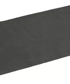 The Gas Grill Splatter Mat Grilling Tools & Accessories Non-Woven Polypropylene Rectangular Black- Soft Touch Grill Mat
