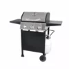 Blue Rhino Grills Black and Silver/Porcelain and Stainless Steel 3-Burner Liquid Propane Gas Grill