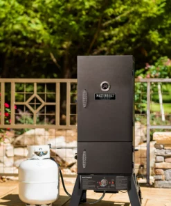 Masterbuilt Smokers John McLemore Signature Series Two Door 30-inch 731.6 Sq. Black Gas Smoker -Mmaster Outlet Shop 09550848 scaled