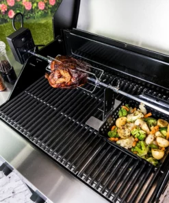 Char-Broil Grilling Tools & Accessories 26.7-in Steel Grill Rotisserie 17 Char-Broil Grilling Tools & Accessories 26.7-in Steel Grill Rotisserie -Mmaster Outlet Shop 10001462