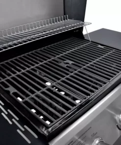 Blue Rhino Grills Black and Silver/Porcelain and Stainless Steel 3-Burner Liquid Propane Gas Grill -Mmaster Outlet Shop 10252078