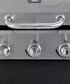 Blue Rhino Grills Black and Silver/Porcelain and Stainless Steel 3-Burner Liquid Propane Gas Grill -Mmaster Outlet Shop 10252080