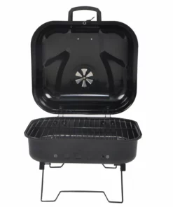 Mr. Bar-B-Q Grills Portable charcoal grill 206-sq in Black/Porcelain Coated Portable Charcoal Grill -Mmaster Outlet Shop 10252091 scaled
