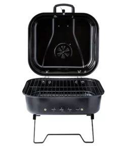 Mr. Bar-B-Q Grills Portable charcoal grill 206-sq in Black/Porcelain Coated Portable Charcoal Grill -Mmaster Outlet Shop 10265187
