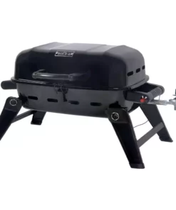 Mr. Bar-B-Q Grills Portable LP gas grill Black/Powder Coated 10000-BTU 178-sq in Portable Gas Grill