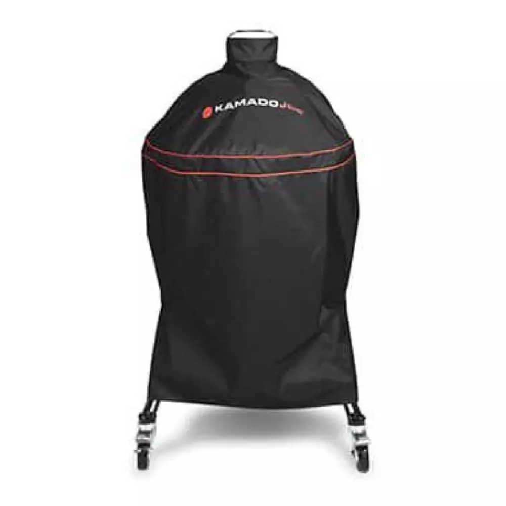 Kamado Joe Grilling Tools & Accessories Big Joe 24-in W x 56-in H Black Charcoal Grill Cover 1 Kamado Joe Grilling Tools & Accessories Big Joe 24-in W x 56-in H Black Charcoal Grill Cover
