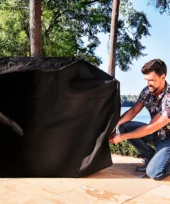 Char-Broil Grilling Tools & Accessories Rip-Stop 62-in W x 44-in H Black Gas Grill Cover -Mmaster Outlet Shop 10367469