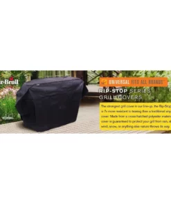 Char-Broil Grilling Tools & Accessories Rip-Stop 62-in W x 44-in H Black Gas Grill Cover -Mmaster Outlet Shop 10367472