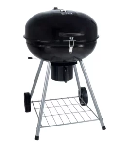 Mr. Bar-B-Q Grills Stand Up Charcoal Grill 22.17-in W Black/Porcelain Kettle Charcoal Grill -Mmaster Outlet Shop 10375439