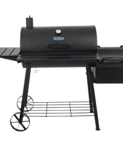 King-Griller Grills Smokin' Ace 30-in W Black Barrel Charcoal Grill