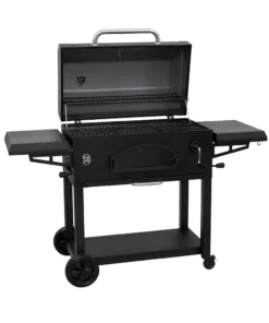 Char-Griller Grills Legacy 33-in W Black Charcoal Grill -Mmaster Outlet Shop 10710254