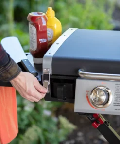 Blue Rhino Grills Razor Griddle Black and Silver/Powder Coated 2-Burner Liquid Propane Gas Grill -Mmaster Outlet Shop 11954952 scaled