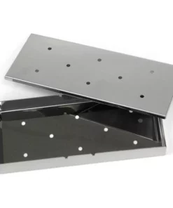 Blue Rhino Grilling Tools & Accessories 1.73-in L x 9.65-in W x 4.06-in H Smoker Box with Hinged Lid