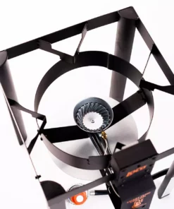 LoCo COOKERS Turkey Fryers, Cookers, & Pots Loco-HPFryer Stand 13.582-in 1-Burner Propane 20-lb Cylinder Manual Ignition Black Outdoor Burner -Mmaster Outlet Shop 12337220