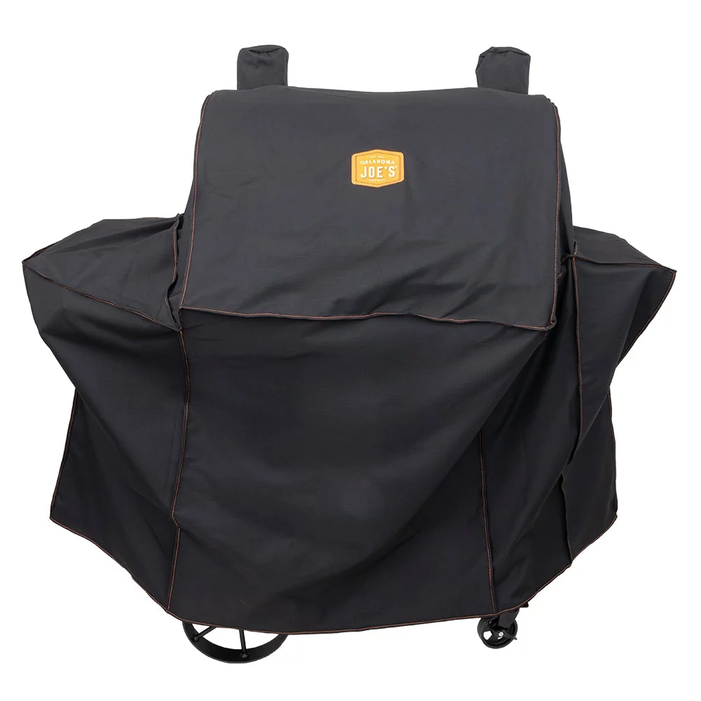 Oklahoma Joe's Grilling Tools & Accessories Rider DLX 55-in W x 49-in H Black Horizontal Smoker Cover 1 Oklahoma Joe's Grilling Tools & Accessories Rider DLX 55-in W x 49-in H Black Horizontal Smoker Cover