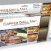 Copper Grill Mat Grilling Tools & Accessories 2-Pack Cast Aluminum Non-Stick Grate Liner