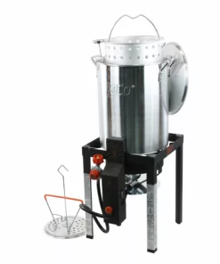 LoCo COOKERS Turkey Fryers, Cookers, & Pots 30-Quart 20-lb. Cylinder Electronic Ignition Gas Turkey Fryer Turkey Fryer