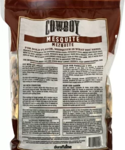 Cowboy Charcoal Grilling Fuels Mesquite 180 Cubic Inch(Es) Wood Chips -Mmaster Outlet Shop 16088826