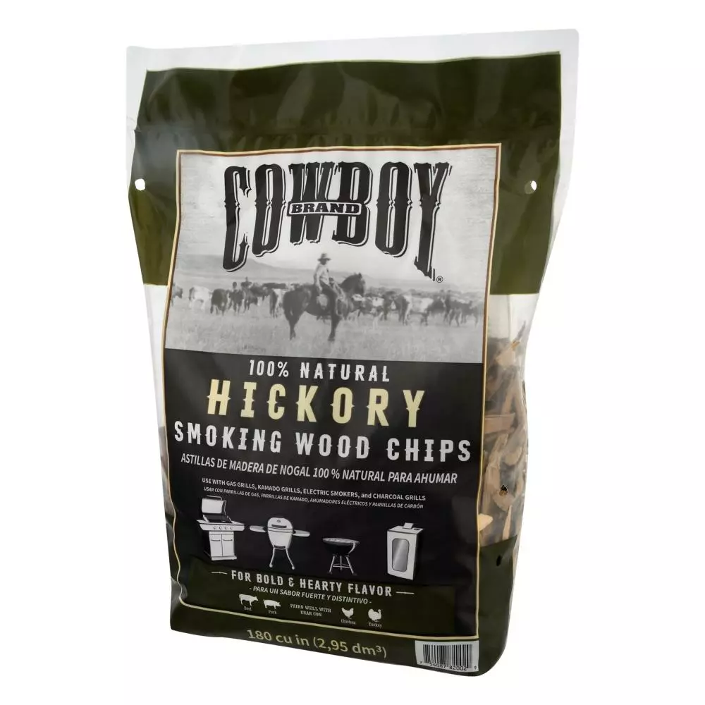 Cowboy Charcoal Grilling Fuels Hickory 180 Cubic Inch(Es) Wood Chips 8 Cowboy Charcoal Grilling Fuels Hickory 180 Cubic Inch(Es) Wood Chips - Image 8