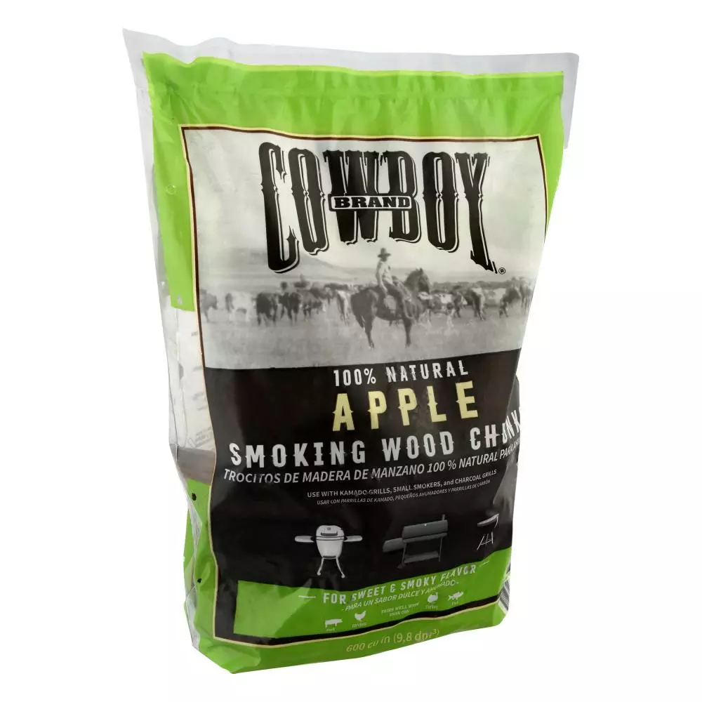 Cowboy Charcoal Grilling Fuels Cowboy Apple Wood Chunks, 600 cu in 2 Cowboy Charcoal Grilling Fuels Cowboy Apple Wood Chunks, 600 cu in - Image 2
