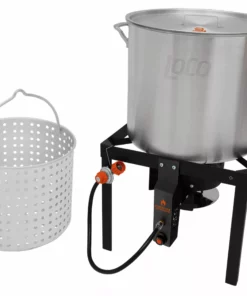 LoCo COOKERS Turkey Fryers, Cookers, & Pots Loco 80qt Boiling Kit with Twist and Steam/Sure Spark
