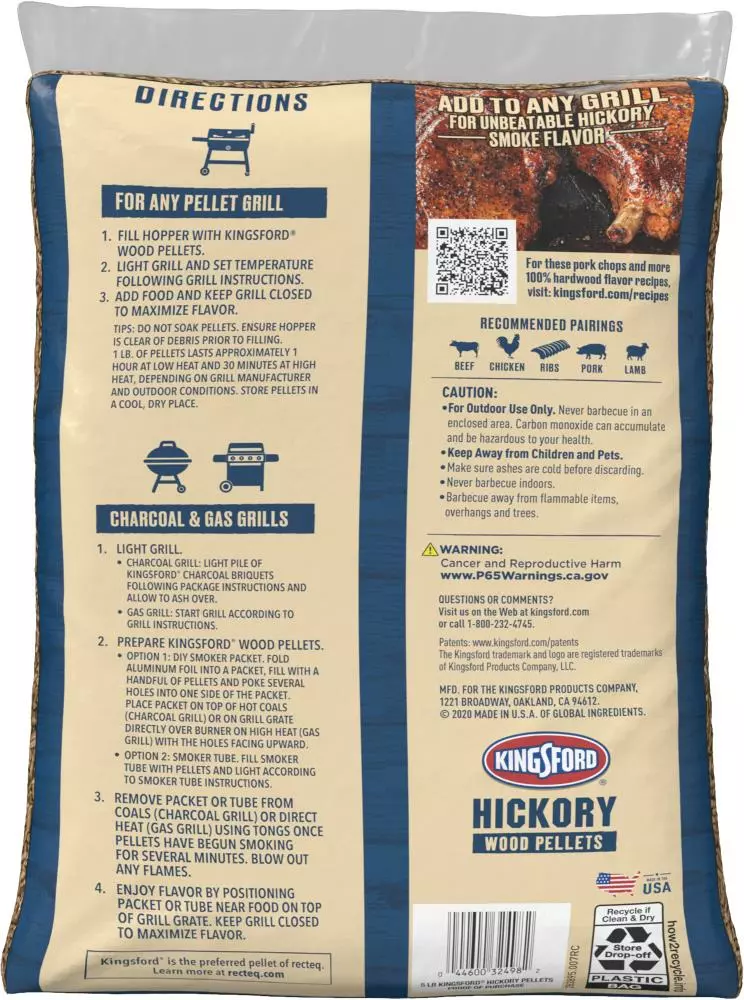 Kingsford Grilling Fuels Hickory 5-lb Grill Pellets 2 Kingsford Grilling Fuels Hickory 5-lb Grill Pellets - Image 2