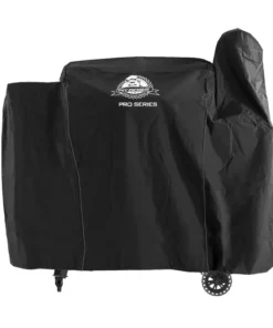 Pit Boss Grilling Tools & Accessories Pro 62.5-in W x 55.12-in H Black Horizontal Smoker Cover