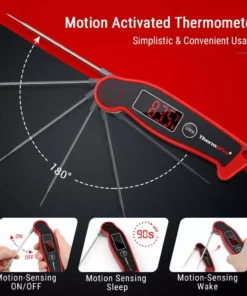 ThermoPro Grill Thermometers Thermocouple Rectangle Grill Thermometer 16 ThermoPro Grill Thermometers Thermocouple Rectangle Grill Thermometer -Mmaster Outlet Shop 16510877