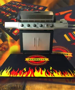 Doortex Grilling Tools & Accessories Doortex BBQ Mat Vinyl Rectangular Multi-colored Grill Mat