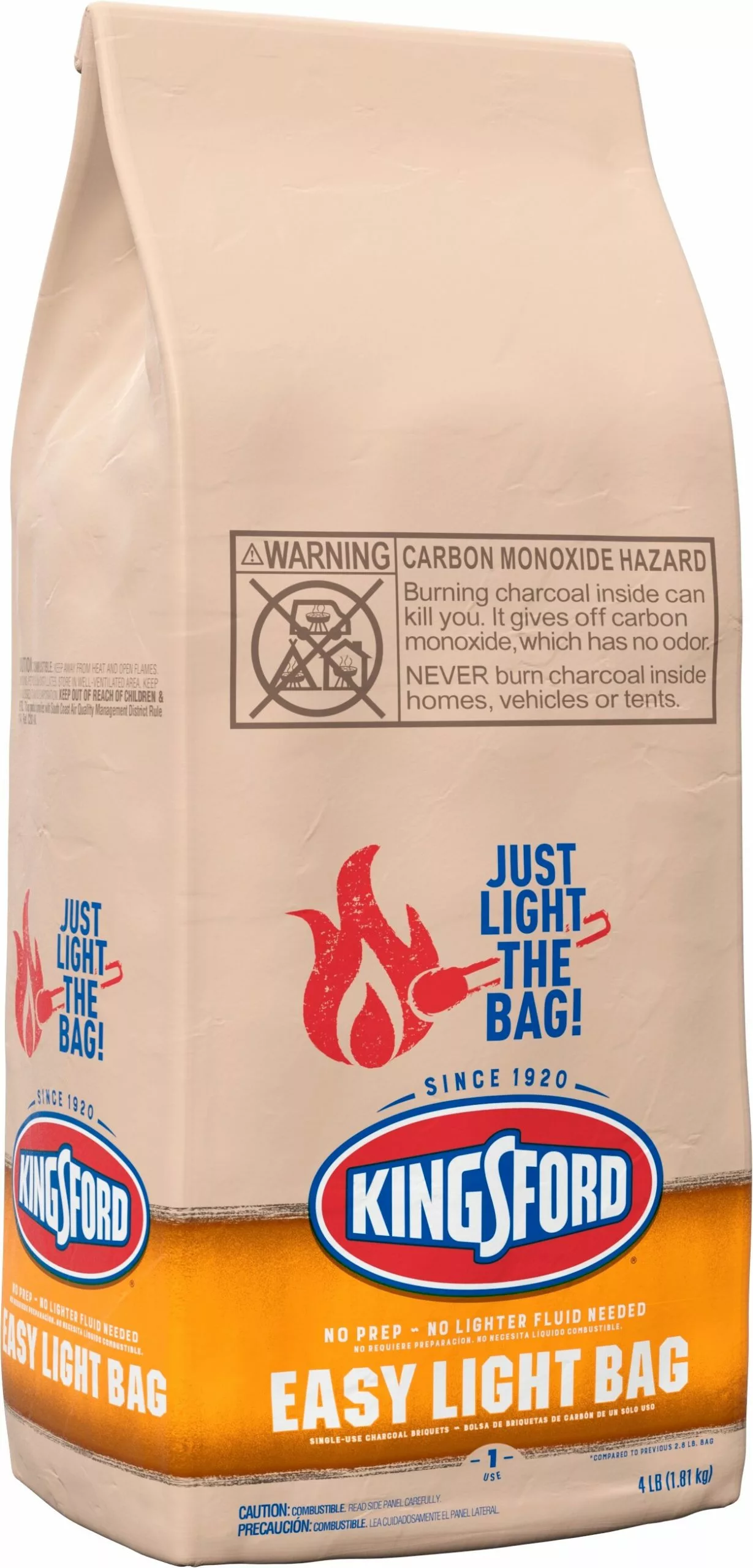 Kingsford Charcoal & Accessories Easy Light 4-lb Charcoal Briquettes 3 Kingsford Charcoal & Accessories Easy Light 4-lb Charcoal Briquettes - Image 3
